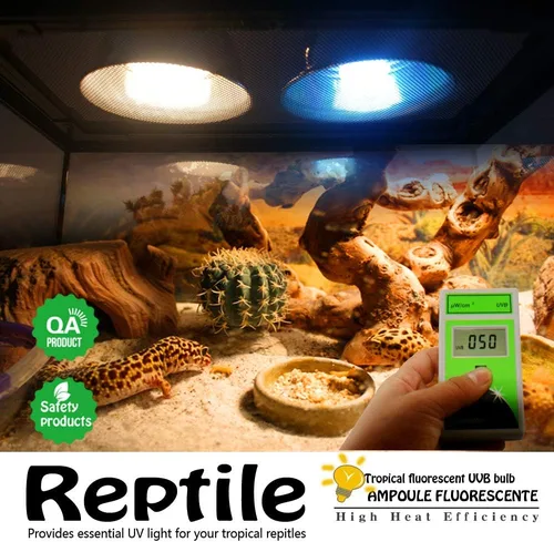Miniatura 3 de Bombilla UVA UVB para reptiles de 10.0 13 W Desert UVB Bombilla Reptil UVB Bombilla para dragón barbudo, tortuga, serpiente, gecko, lagarto lámpara