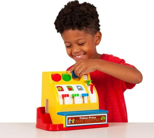 Miniatura 7 de Fisher-Price Classics - Caja Registradora Retro - Gran Regalo Pre-Escolar para Niñas y Niños, Niños y Pequeños, Regalo de Cumpleaños, Navidad