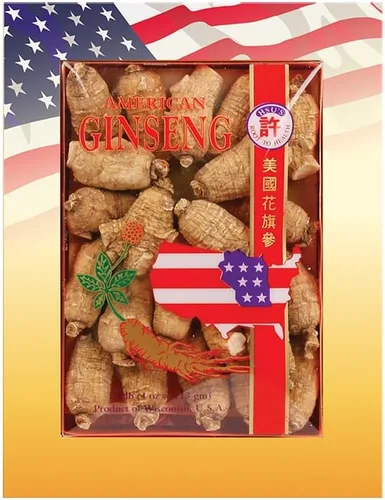 Miniatura 9 de Hsu's SKU 110-4 Corto extra grande Ginseng americano cultivado de Wisconsin directamente de jardines de ginseng Caja de 4 onzas, B005HSX9VM