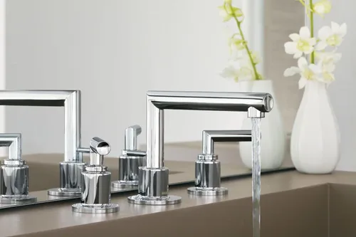 Miniatura 8 de Moen TS43002 Arris - Kit de ajuste de grifo de baño moderno de 8.0 in (8.0 in), requiere válvula, cromado
