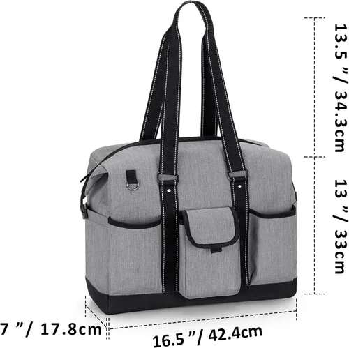 Miniatura 19 de Damero Bolsa de enfermera con funda para laptop para el trabajo y el cuidado del hogar, estudiantes de medicina