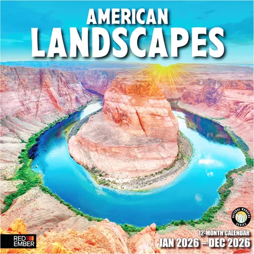 Miniatura 14 de RED EMBER - Calendario de pared Untamed & Beautiful Pathways 2026, de 12 meses, papel grueso y resistente, regalo para las fiestas, calendario