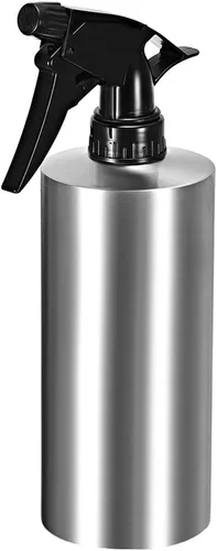 Miniatura 5 de uxcell Botella rociadora de acero inoxidable 304 de 18.5 onzas con pulverizador de niebla fina, recipiente vacío recargable para cocina, baño
