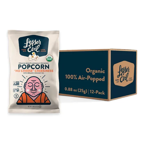 Miniatura 31 de LesserEvil Palomitas de maíz orgánicas "Avocado-licious", exclusivo de Amazon, calidad premium, mínimamente procesado, sin aceite vegetal, 4.6