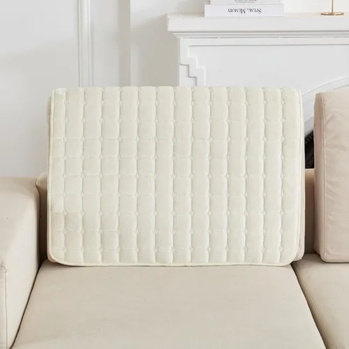 Miniatura 9 de MIFXIN Fundas para reposabrazos, funda de terciopelo antideslizante para sofá, protector de muebles para sofá de 3 plazas, sofá biplaza reclinable