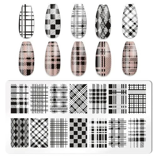 Miniatura 3 de KAAGEE 5 sellos de uñas para el día de San Valentín con raspador de sellos, estampado de placa de corazón de amor, plantillas románticas, plantilla