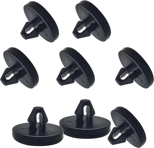 Ajxn 8 PIEZAS Tapón del Interruptor de Freno Coche Camión Auto Pastilla del Pedal Luz de Embrague Tapón 90541-06036 (Negro)