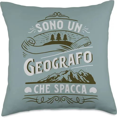 Miniatura 4 de Un Geografo Che Spacca Uomo Idee Regalo Geografia Throw Pillow