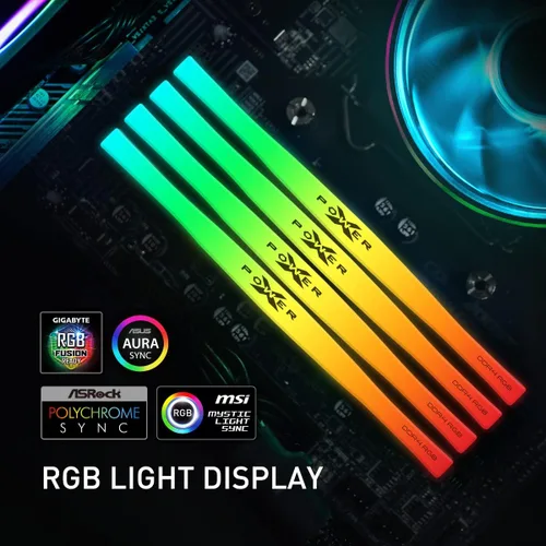 Miniatura 4 de Silicon Power Gaming DDR4 32 GB Kit (2 x 16 GB) Zenith RGB 3600 MHz (PC4 28800) C18 Módulo de memoria para escritorio Ram con disipador de calor