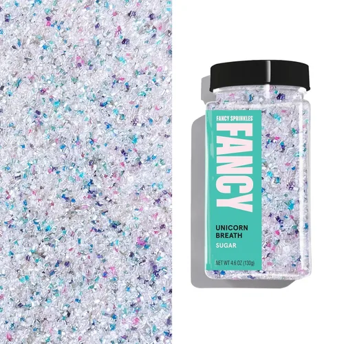 Miniatura 15 de Fancy Sprinkles Enchanted Fancy Sugar - Cristales de azúcar perlados de color azul pastel, rosa, morado y lavanda, 1 paquete (4.6 onzas)