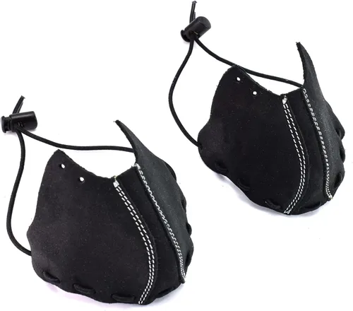 Miniatura 15 de WIFA - Gorras protectoras para patines - Punteras de cuero, protectores con cordón de goma, patines de ruedas, Derby Naranja