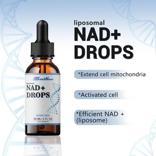Miniatura 2 de Suplemento líquido liposomal de NAD+800 mg, NAD para una máxima absorción, alternativa a NMN o ribósido de nicotinamida, metabolismo y vitalidad
