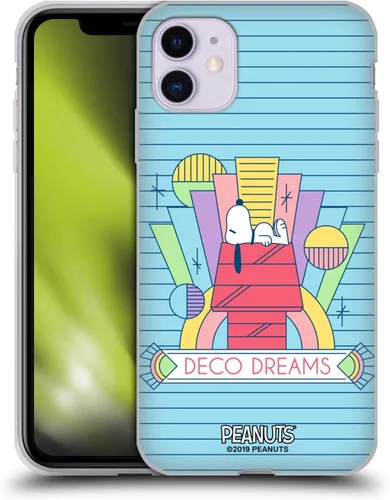 Miniatura 16 de Head Case Designs Snoopy Deco Dreams - Funda de gel suave con licencia oficial de Peanuts Blue Pattern compatible con Apple iPhone 7 Plus/iPhone 8
