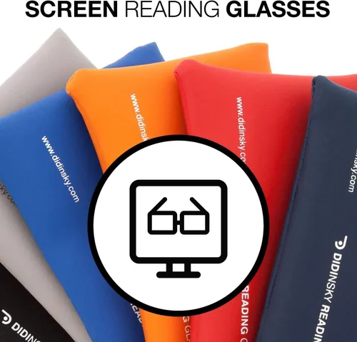 Miniatura 6 de DIDINSKY Reading Glasses Para hombres y mujeres. Lectores de computadora con bloqueo de luz azul. Templo flexible de goma táctil y lentes