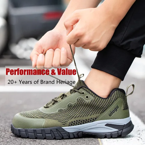 Miniatura 39 de ulogu Zapatos de senderismo impermeables para hombres y mujeres, cómodos, ligeros, antideslizantes, para caminar todo el día, para trabajar y caminar