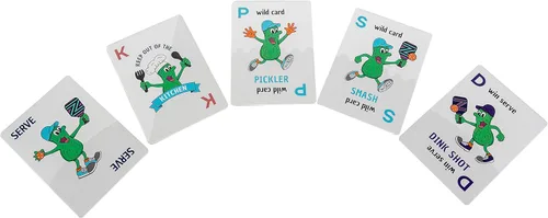 Miniatura 5 de PCG Juego de cartas de pickleball para adultos, estrategia, suerte y diversión para adultos, 2 o 4 jugadores, perfecto para noches de juego
