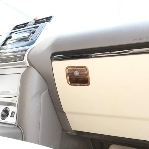 Miniatura 4 de YIWANG ABS cromado para Toyota Land Cruiser Prado FJ150 150 LC150 2010-2019 Accesorios de moldura de cubierta de guante interior de automóvil