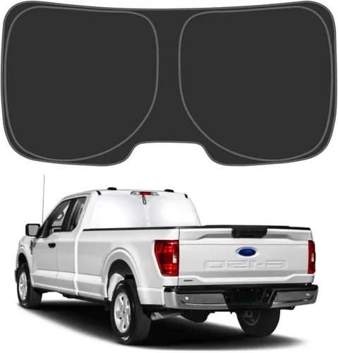 Miniatura 54 de D-Lumina Parasol para parabrisas Dodge RAM 1500 2019-2024 2025, parasol para ventana delantera, protector de visera para RAM 1500 CrewCab, camioneta