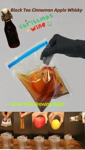 Miniatura 9 de Sous Vide - Bolsas reutilizables sin BPA con sellado al vacío para almacenamiento de alimentos, congelación, bolsa de almacenamiento al vacío