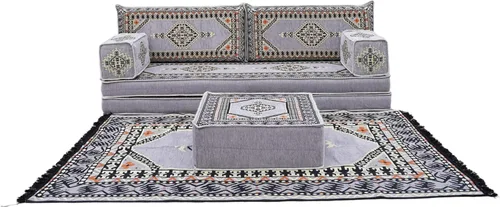 Miniatura 76 de arabicsofa Sofá de piso árabe Jalsa - Sofá tradicional hecho a mano para sala de estar
