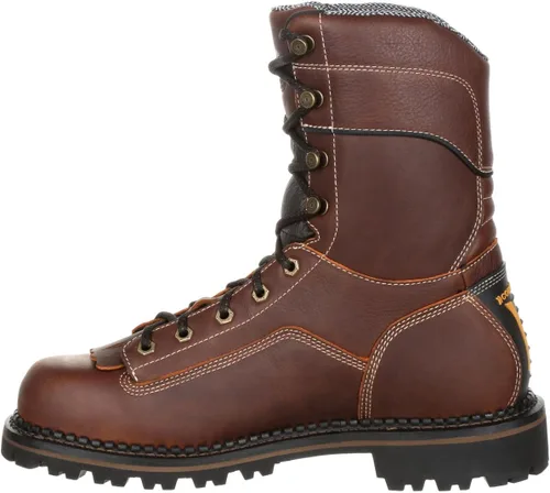 Miniatura 7 de Georgia Boot Botas de trabajo impermeables de tacón bajo AMP LT Logger para hombre Marrón
