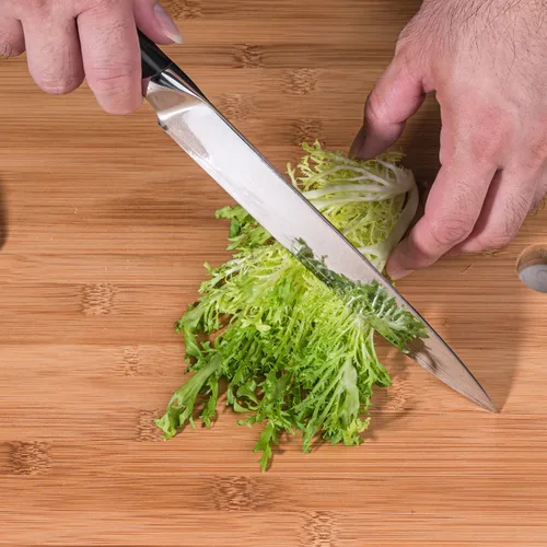 Miniatura 5 de TJ POP Cuchillo de tallado de Damasco para carne, cuchillo profesional de 8 pulgadas, diseño de espiga completa, hoja de acero japonesa VG-10, mango