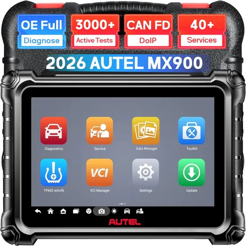 Autel Escáner MaxiCheck MX900 OBD2, igual que MaxiCOM MK900 MK900BT, actualización de MK808 MX808, herramienta de diagnóstico de todos los sistemas