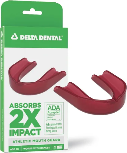 Miniatura 14 de Protector bucal deportivo Delta Dental - Aceptado por la ADA - 2 veces la absorción de impacto - Funciona con brackets - Aqua 2X impact absorption