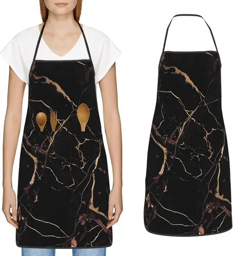 Delantal impermeable ajustable babero con 2 bolsillos de bandera británica delantales de cocina para mujeres y hombres, baberos de chef para hornear