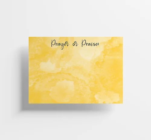 Miniatura 8 de Red Door Inspirations Tarjetas de solicitud de oración y alabanza de 3 x 4 pulgadas, paquete de 50 unidades, fabricadas en los Estados Unidos