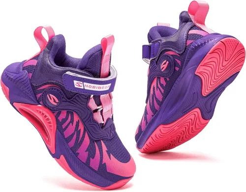 Miniatura 2 de HOBIBEAR Kids Sneakers for Boys Girls Running Tennis Shoes Basketball Breathable Athletic