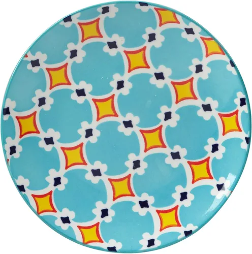 Miniatura 5 de Certified International Damask Floral - Platos de canapé/almuerzo de 6 pulgadas, diseños surtidos, multicolor, grande, juego de 6