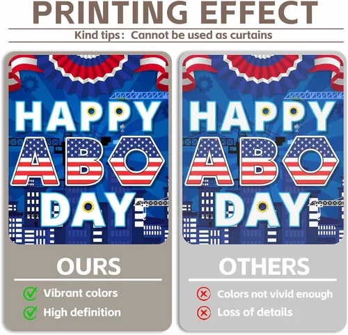Miniatura 4 de Fondo de fotografía de 72 x 43 pulgadas con texto en inglés «Happy Labor Day Photografy», banderas americanas, estrellas, rayas, fondo, trabajador