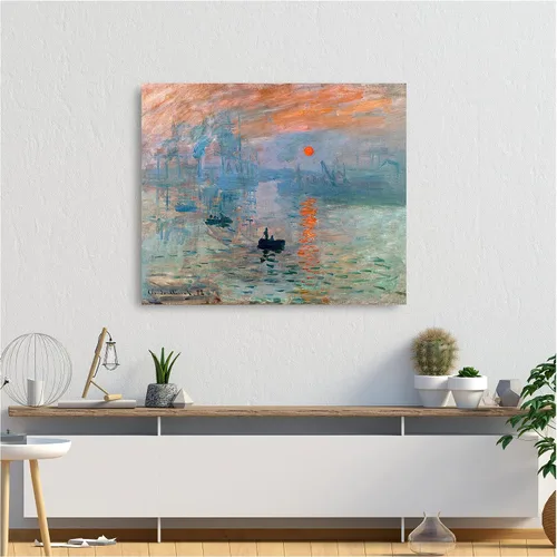 Miniatura 28 de A&T ARTWORK Campo de trigo con cipreses de Van Gogh Las reproducciones de arte clásico mundial, impresiones en lienzo giclée para decoración