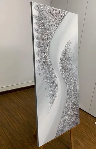 Miniatura 2 de Yotree Pinturas, 24x48 Pulgadas De Pinturas Al Óleo De La Mano De Pintura 3D Arte De Arte De Madera Dentro Enmarcado Colgante De La Decoración De La