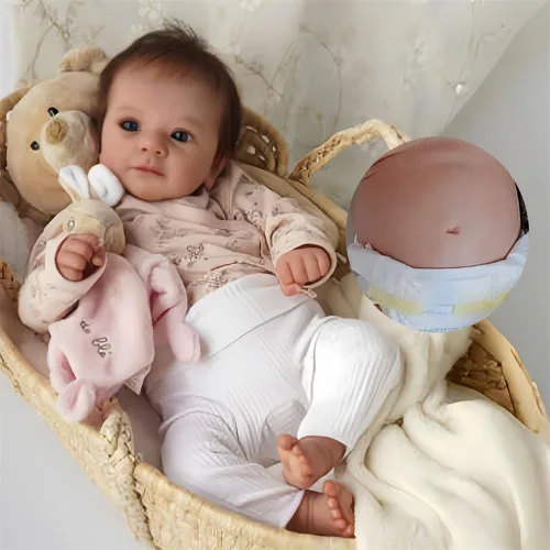 Miniatura 6 de OYESY Muñecas Realistas de Bebé Reborn Niña Realistas Recién Nacido 20 Pulgadas Hecho a Mano Cuerpo Completo Vinilo Suave Muñecas de Vida Real