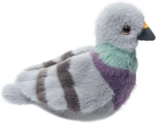 Miniatura 4 de Douglas Parker Pigeon Bird - Peluche suave de peluche, 7 pulgadas de largo