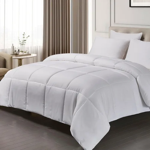 Miniatura 12 de Blue Ridge Home Fashions - Edredón sintético de microfibra para todas las estaciones, relleno de poliéster hipoalergénico, Algodón, Negro, King
