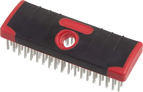 Miniatura 4 de Red Devil 4166 Cepillo de limpieza de acero inoxidable de agarre suave de 7 pulgadas