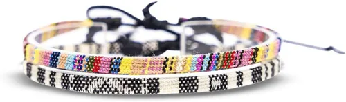Miniatura 7 de Made by Nami Juego de 2 tobilleras estilo surfista, impermeables, ajustables, trenzadas, para mujeres y hombres, estilo bohemio para estilo étnico
