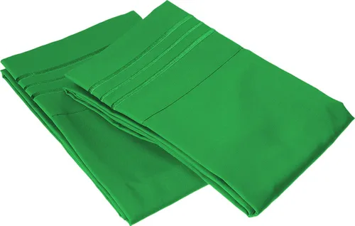 Miniatura 20 de Elegante juego de cómodas sábanas para cama de 1500 hilos resistente a arrugas y a la decoloración, calidad egipcia de lujo ultrasuave de 4 piezas