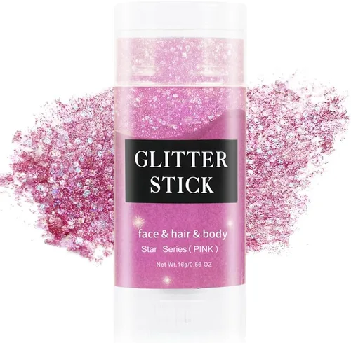 Miniatura 8 de Barra dorada con purpurina para el cuerpo, traje de Mardi Gras para mujeres y niños, brillante holográfico para fiestas, festivales, rave, Mardi