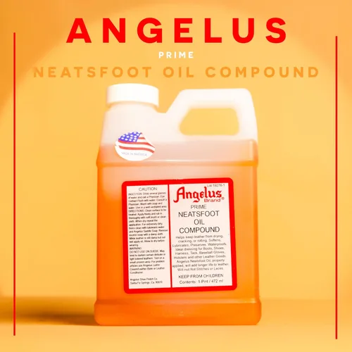 Miniatura 5 de Angelus Brand Prime - Aceite de cuero para botas, zapatos, guantes de béisbol, tachuelas y más, impermeable, suaviza, condiciones, conserva, marrón
