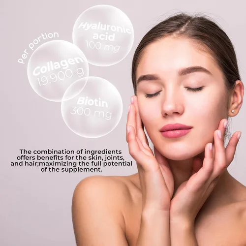Miniatura 6 de Vidanat Péptidos de colágeno puro hidrolizado con biotina y ácido hialurónico – Apoya la salud de la piel, el cabello, las uñas y las articulaciones