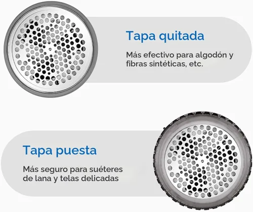 Miniatura 2 de BEAUTURAL - Afeitadora de pelusa de tela y removedor de pelusa, desfuzzador de suéter con 2 velocidades, 2 cuchillas de acero inoxidable