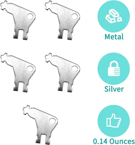 Miniatura 5 de Llave para dispensador de toallas de papel, 5 piezas, llave universal para dispensadores de toallas GP y dispensadores de papel higiénico
