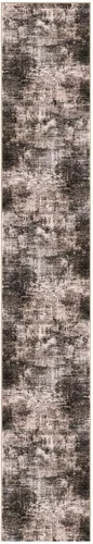 Miniatura 1073 de IOHOUZE Alfombra abstracta lavable de 3 x 12 pies para pasillos, antideslizante para cocina, camino de entrada de lana sintética para interiores