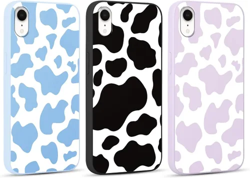 Miniatura 39 de Paquete de 3 Fundas Bonitas con Estampado de Guepardo para iPhone 13/14 de 6.1" Funda de Teléfono, Fundas de Diseño Estético de Leopardo Silicona