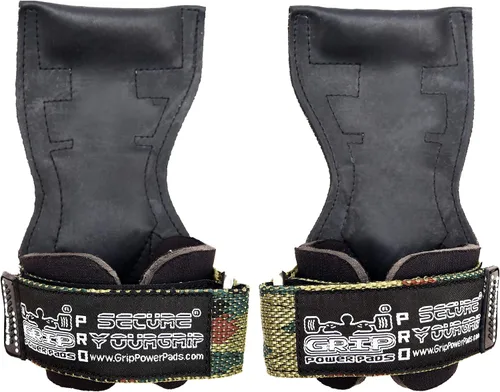 Miniatura 2 de Lifting Grips PRO Guantes de Peso de Servicio Pesado Correas de Barra de Gimnásticos Alternativa a Ganchos de Potencia Peso Muerto Muñequera