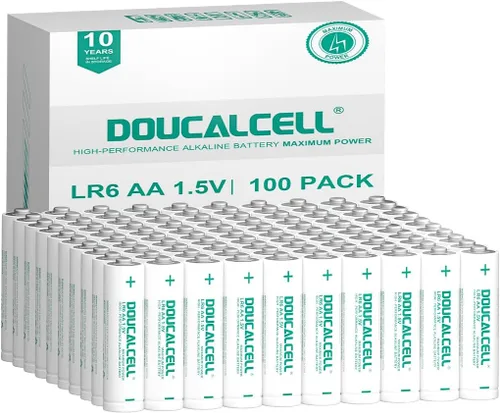 Miniatura 8 de Paquete de 20 pilas AA, batería doble AA de máxima potencia y larga duración, pilas alcalinas de alto rendimiento de 1.5 voltios con diseño